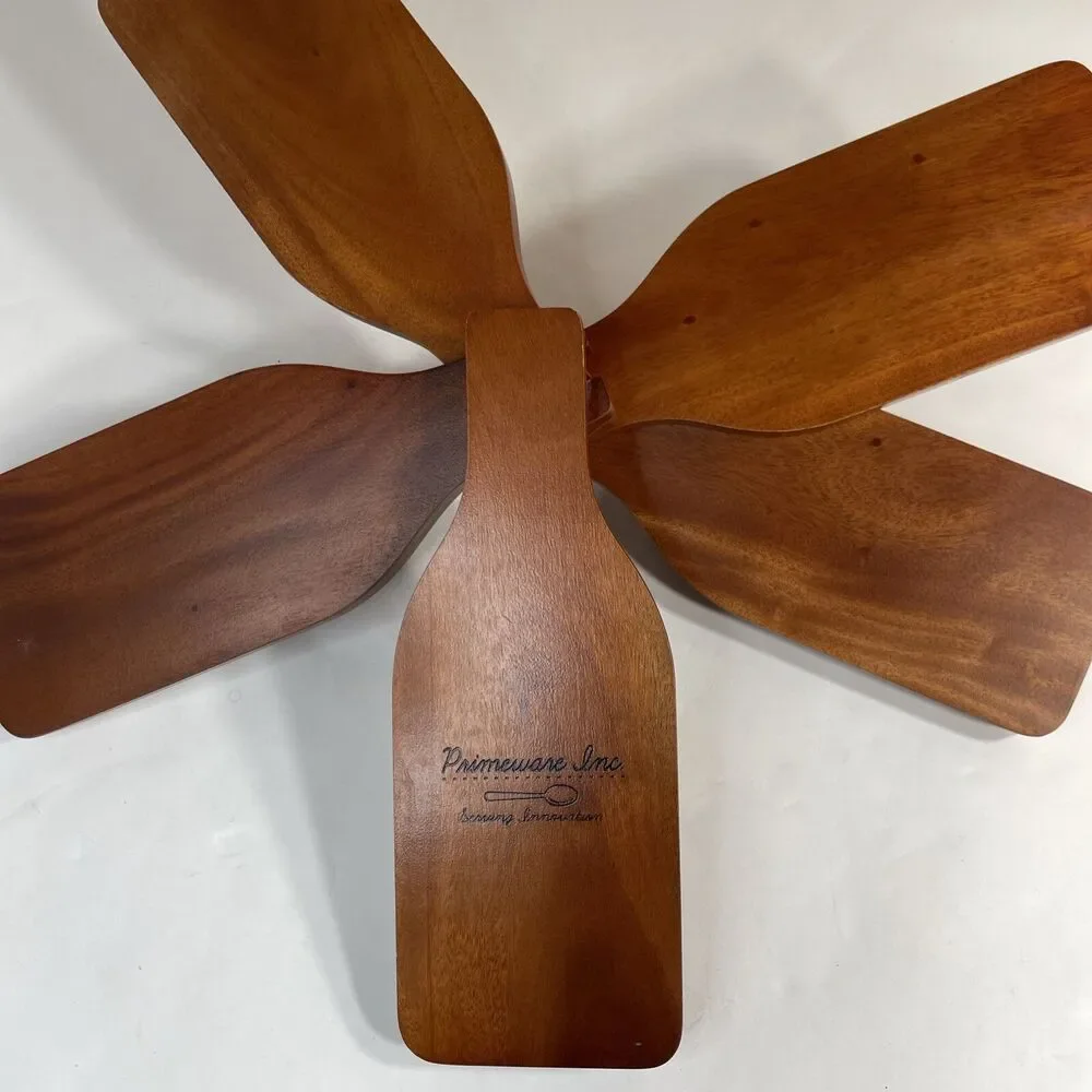Primeware Inc Wine Bottle Shaped Wood Stackable Serving Platter Tray